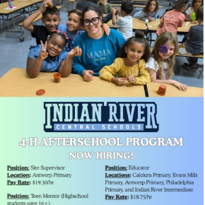 4-H Afterschool Program Now Hiring!